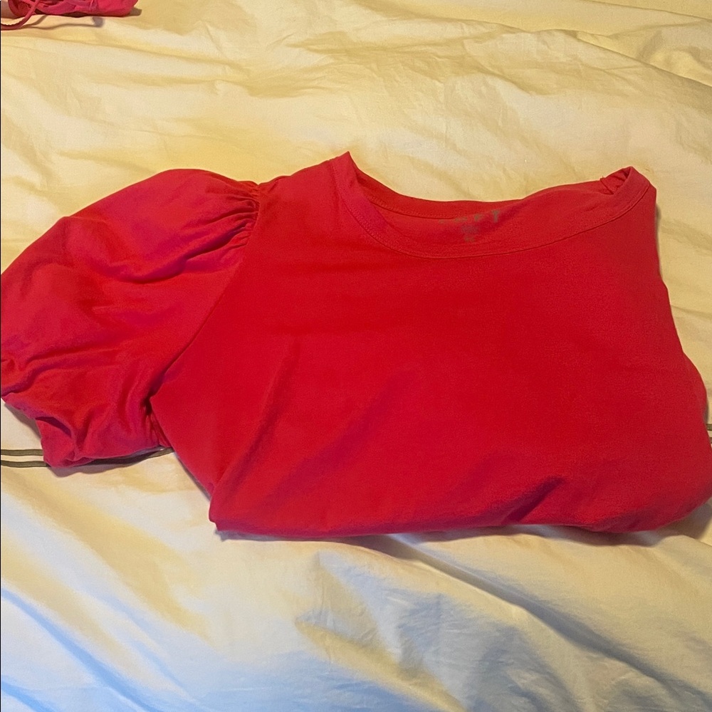 LOFT Pink Short Sleeve Tee